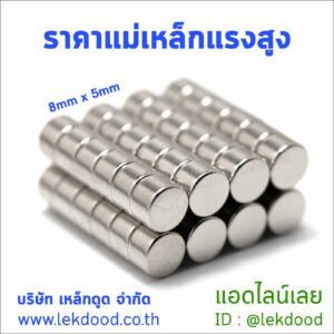 ราคาแม่เหล็กแรงสูง Lekdood