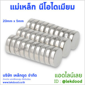 แม่เหล็กนีโอไดเมียม lekdood
